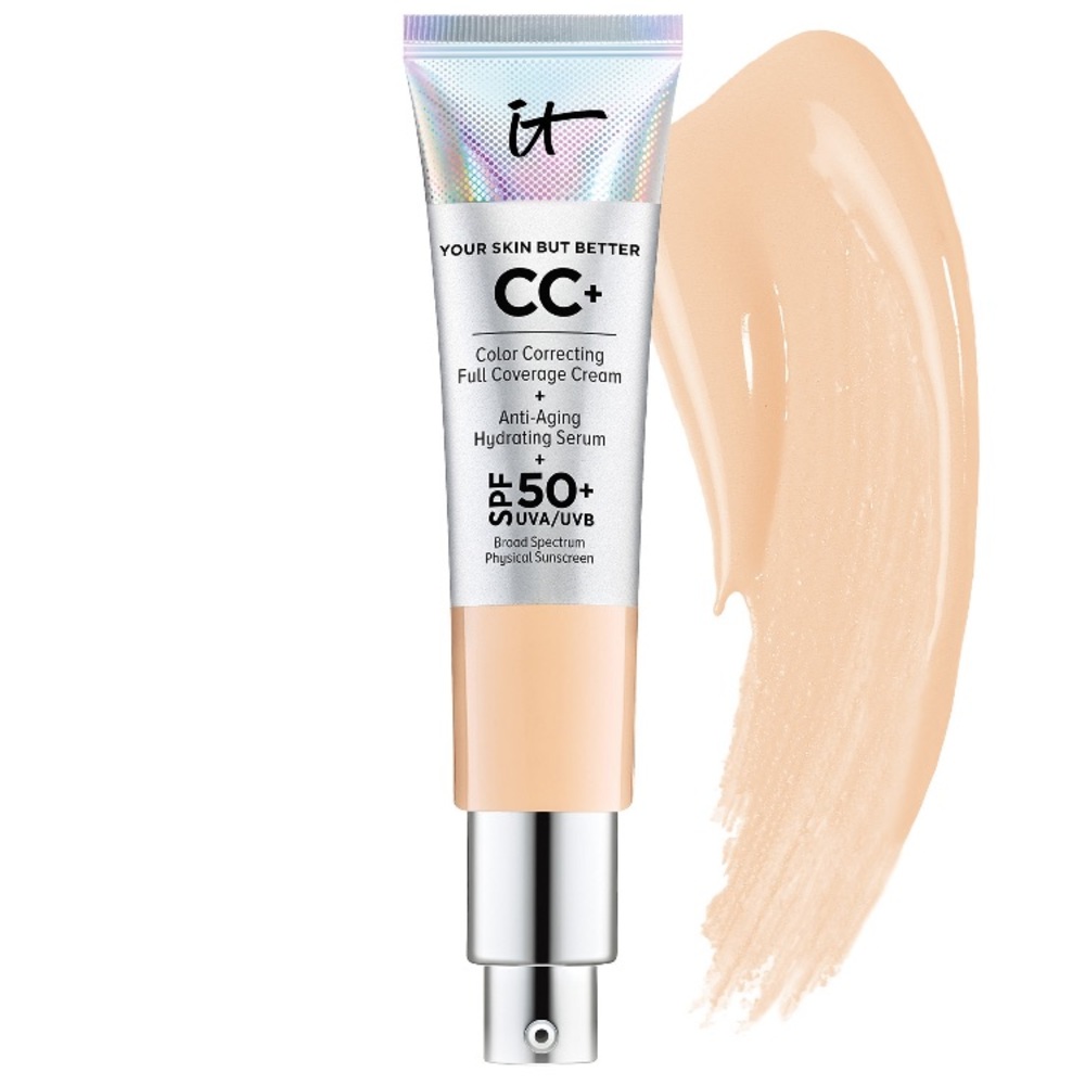 it Cosmetics CC cream, in shade Light